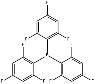 Borane, tris(2,4,6-trifluorophenyl)- Structure