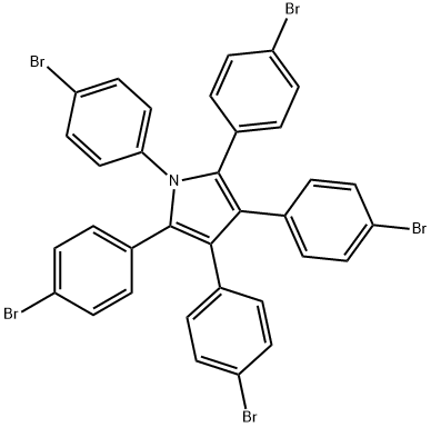 1H-Pyrrole, 1,2,3,4,5-pentakis(4-bromophenyl)- Structure