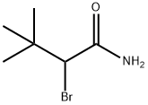 2-bromo-3,3-dimethylbutanamide 구조식 이미지