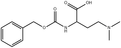 Butanoic acid, 4-(dimethylamino)-2-[[(phenylmethoxy)carbonyl]amino]- Structure