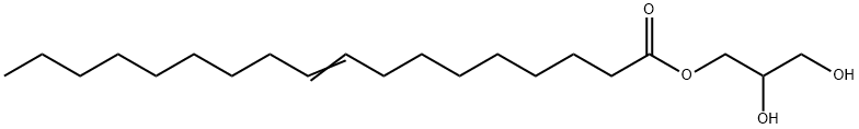 9-Octadecenoic acid, 2,3-dihydroxypropyl ester Structure