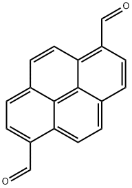 1,6-Pyrenedicarboxaldehyde 구조식 이미지