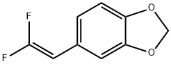 1,3-Benzodioxole, 5-(2,2-difluoroethenyl)- Structure