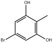 1,3-Benzenediol, 5-bromo-2-methyl- 구조식 이미지