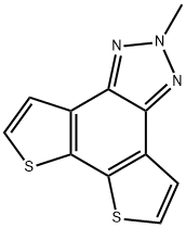 2H-Dithieno[3,2-e:2',3'-g]benzotriazole, 2-methyl- Structure