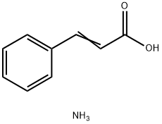 2-Propenoic acid, 3-phenyl-, ammonium salt (1:1) Structure