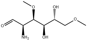 2-Amino-2-deoxy-3,6-di-O-methyl-D-glucose Structure