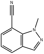 1H-Indazole-7-carbonitrile, 1-methyl- Structure