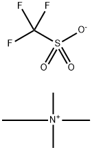 Tetramethylammonium trifluoromethanesulfonate 구조식 이미지