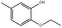 Phenol, 2-ethoxy-5-methyl- Structure