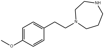 1H-1,4-Diazepine, hexahydro-1-[2-(4-methoxyphenyl)ethyl]- 구조식 이미지