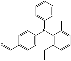 4-[(2-Ethyl-6-Methylphenyl)Phenylamino]-Benzaldehyde 구조식 이미지