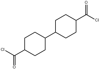Bi(cyclohexane)-4 4'-dicarbonyl dichloride Structure