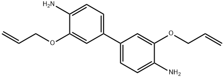 [1,1'-Biphenyl]-4,4'-diamine, 3,3'-bis(2-propen-1-yloxy)- Structure