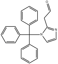 1H-Imidazole-2-acetaldehyde, 1-(triphenylmethyl)- Structure