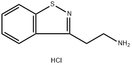 2-(1,2-benzothiazol-3-yl)ethan-1-amine hydrochloride Structure