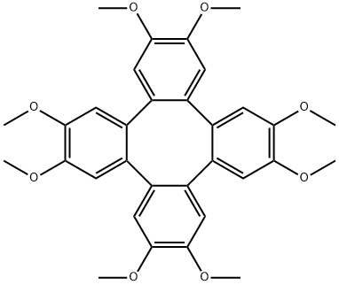 Tetraphenylene, 2,3,6,7,10,11,14,15-octamethoxy- Structure