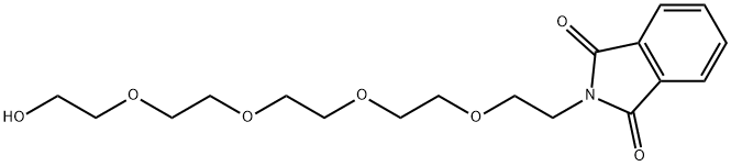 1H-Isoindole-1,3(2H)-dione, 2-(14-hydroxy-3,6,9,12-tetraoxatetradec-1-yl)- Structure