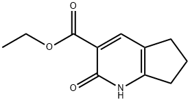 Ethyl 2-oxo-2,5,6,7-tetrahydro-1H-cyclopenta[b]pyridine-3-carboxylate Structure