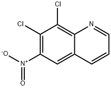 Quinoline, 7,8-dichloro-6-nitro- Structure