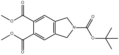 2-(tert-butyl) 5,6-dimethyl isoindoline-2,5,6-tricarboxylate 구조식 이미지