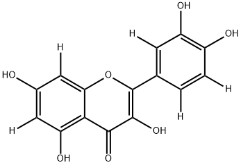 Quercetin D5 Structure