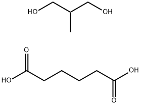 POLY(2-METHYL-1 3-PROPYLENE ADIPATE) Structure