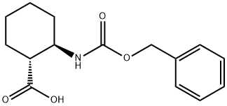 Cyclohexanecarboxylic acid, 2-[[(phenylmethoxy)carbonyl]amino]-, (1R,2R)- Structure