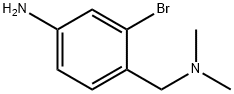 3-Bromo-4-[(dimethylamino)methyl]aniline 구조식 이미지