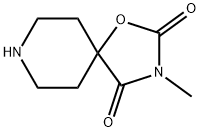 3-Methyl-1-oxa-3,8-diazaspiro[4.5]decane-2,4-dione Structure