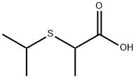 2-(propan-2-ylsulfanyl)propanoic acid 구조식 이미지