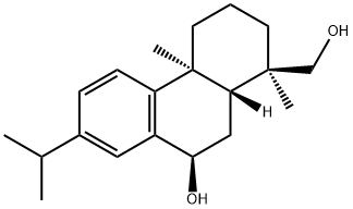 1-Phenanthrenemethanol, 1,2,3,4,4a,9,10,10a-octahydro-9-hydroxy-1,4a-dimethyl-7-(1-methylethyl)-, (1R,4aS,9R,10aR)- 구조식 이미지