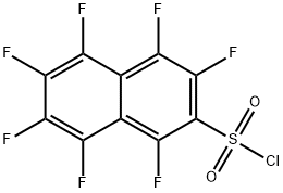 2-Naphthalenesulfonyl chloride, 1,3,4,5,6,7,8-heptafluoro- Structure