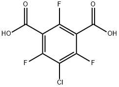 1,3-Benzenedicarboxylic acid, 5-chloro-2,4,6-trifluoro- 구조식 이미지