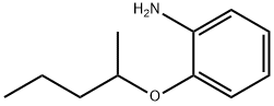 Benzenamine, 2-(1-methylbutoxy)- Structure