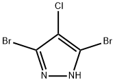 1H-Pyrazole, 3,5-dibromo-4-chloro- Structure