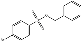 Benzenesulfonic acid, 4-bromo-, phenylmethyl ester Structure