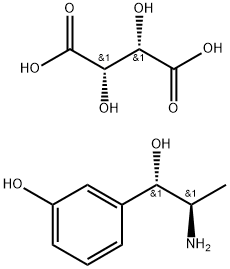 Metaraminol Enantiomer (25 mg) (3-[(1S,2R)-2-Amino-1-hydroxypropyl]phenol D-tartrate) Structure