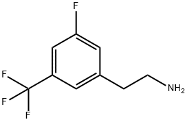 Benzeneethanamine, 3-fluoro-5-(trifluoromethyl)- Structure