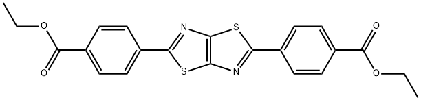 Benzoic acid, 4,4'-thiazolo[5,4-d]thiazole-2,5-diylbis-, diethyl ester (9CI) 구조식 이미지