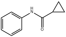 Cyclopropanecarboxamide, N-phenyl- 구조식 이미지