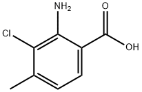 Benzoic acid, 2-amino-3-chloro-4-methyl- Structure