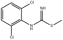 1-(2,6-dichlorophenyl)-2-methyl-Isothiourea 구조식 이미지