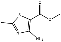 5-Thiazolecarboxylic acid, 4-amino-2-methyl-, methyl ester Structure