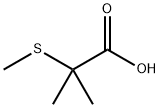 Propanoic acid, 2-methyl-2-(methylthio)- 구조식 이미지