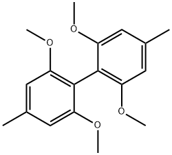 1,1'-Biphenyl, 2,2',6,6'-tetramethoxy-4,4'-dimethyl- Structure