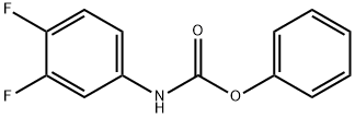 Carbamic acid, (3,4-difluorophenyl)-, phenyl ester (9CI) 구조식 이미지