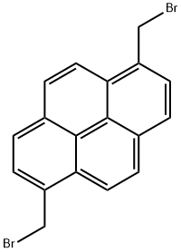 Pyrene, 1,6-bis(bromomethyl)- Structure