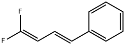 Benzene, [(1E)-4,4-difluoro-1,3-butadien-1-yl]- Structure