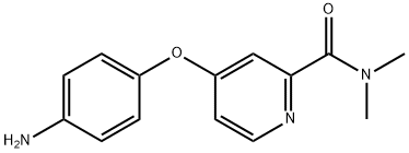 4-(4-aminophenoxy)-N,N-dimethylpyridine-2-carboxamide Structure